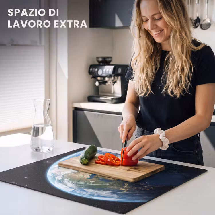 Protezione piano induzione - Terra - Spazio - Blu - Verde — 5