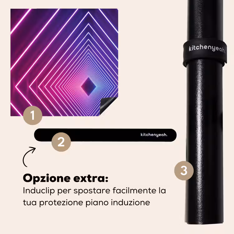 Protezione piano induzione - Tridimensionale - Tunnel - Spazio — 8