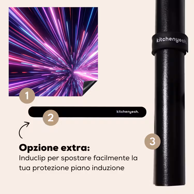 Protezione piano induzione - Velocità della luce - Spazio - Rosa - Viola — 8