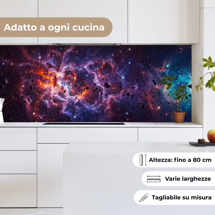 Schienale cucina - Spazio - Stelle - Astratto - Colorato — 7