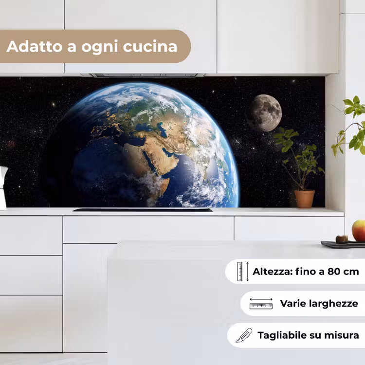 Schienale cucina - Terra - Spazio - Blu - Verde — 7