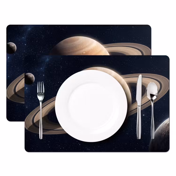 Tovaglietta – 6 pezzi - Pianeti - Saturno - Spazio — 2