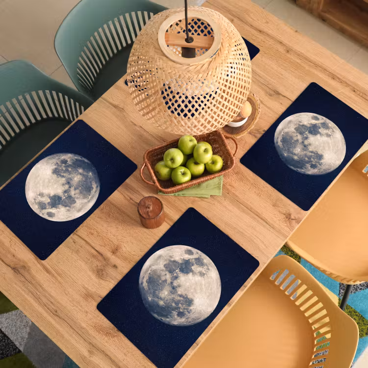 Tovaglietta – 6 pezzi - Spazio - Luna - Cosmo — 3