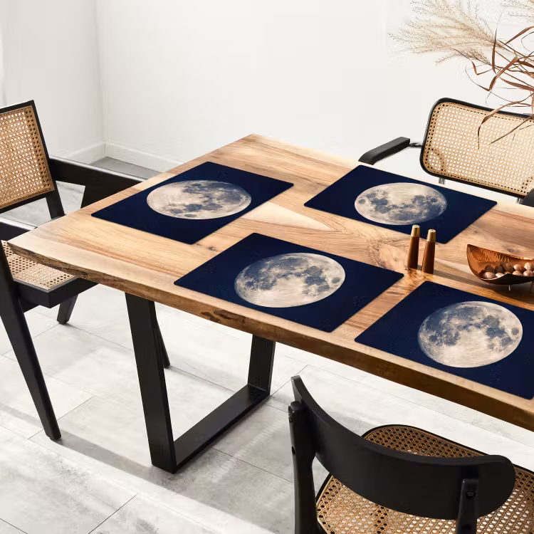 Tovaglietta – 6 pezzi - Spazio - Luna - Cosmo — 4