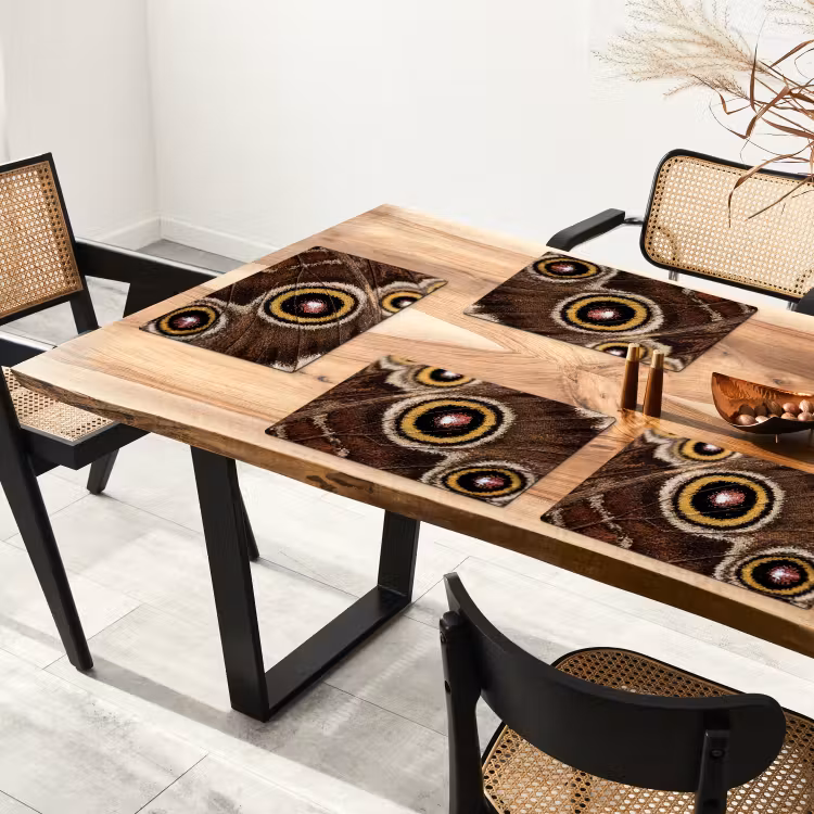Tovaglietta – 6 pezzi - Farfalla - Ala - Astratto — 4