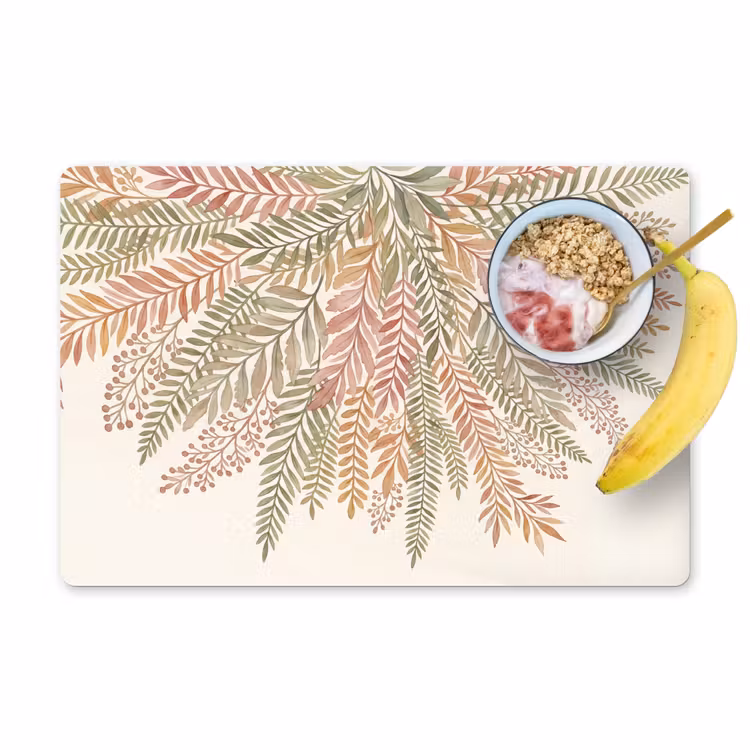 Tovaglietta – 6 pezzi - Botanico - Acquerello - Colorato — 1