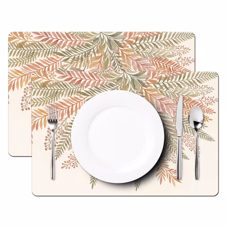 Tovaglietta – 6 pezzi - Botanico - Acquerello - Colorato — 2