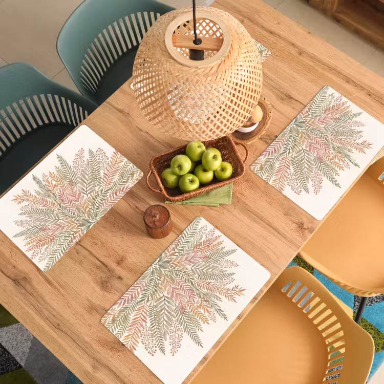 Tovaglietta – 6 pezzi - Botanico - Acquerello - Colorato — 3
