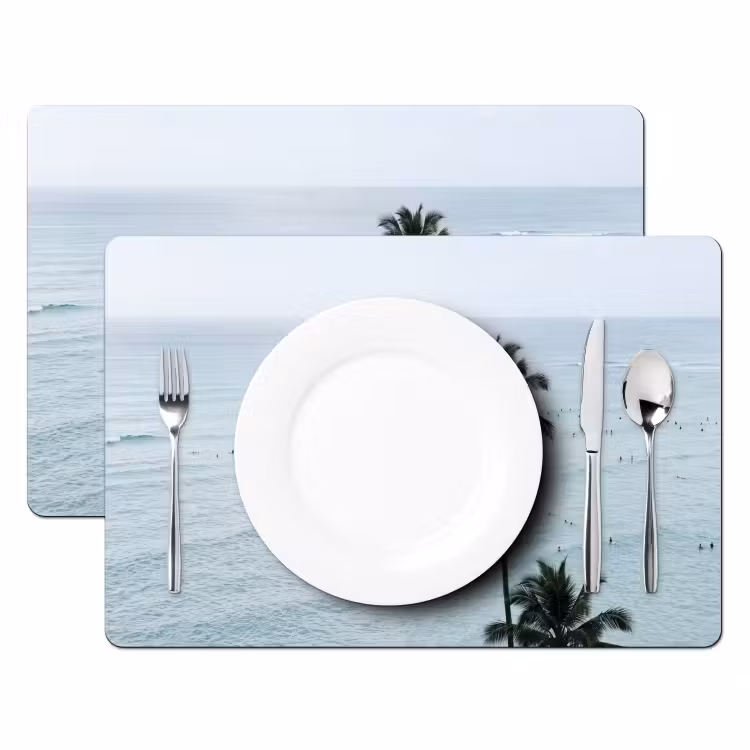Tovaglietta – 6 pezzi - Oceano - Palme - Surfisti — 2