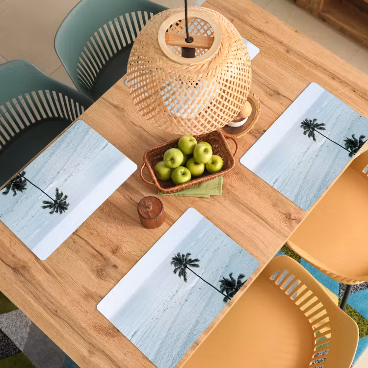 Tovaglietta – 6 pezzi - Oceano - Palme - Surfisti — 3