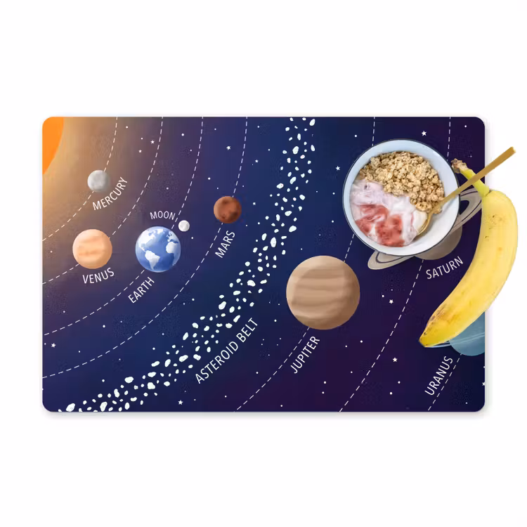 Tovaglietta – 6 pezzi - Sistema planetario - Spazio - Illustrazione — 1