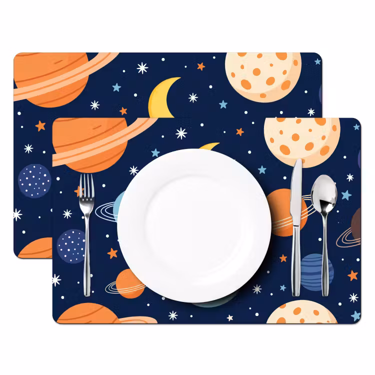 Tovaglietta – 6 pezzi - Spazio - Pianeti - Colorati — 2