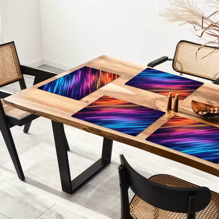 Tovaglietta – 6 pezzi - Velocità - Cosmo - Colorato — 4