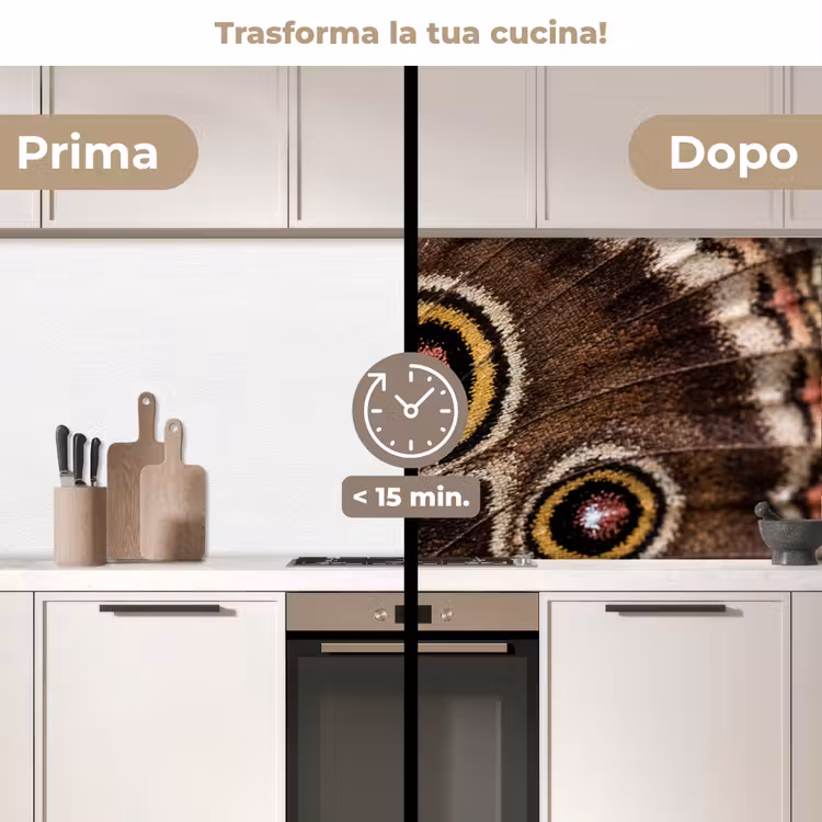 Schienale cucina - Farfalla - Ala - Astratto — 3