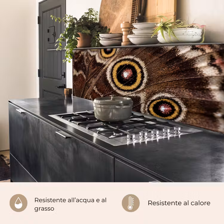 Schienale cucina - Farfalla - Ala - Astratto — 5