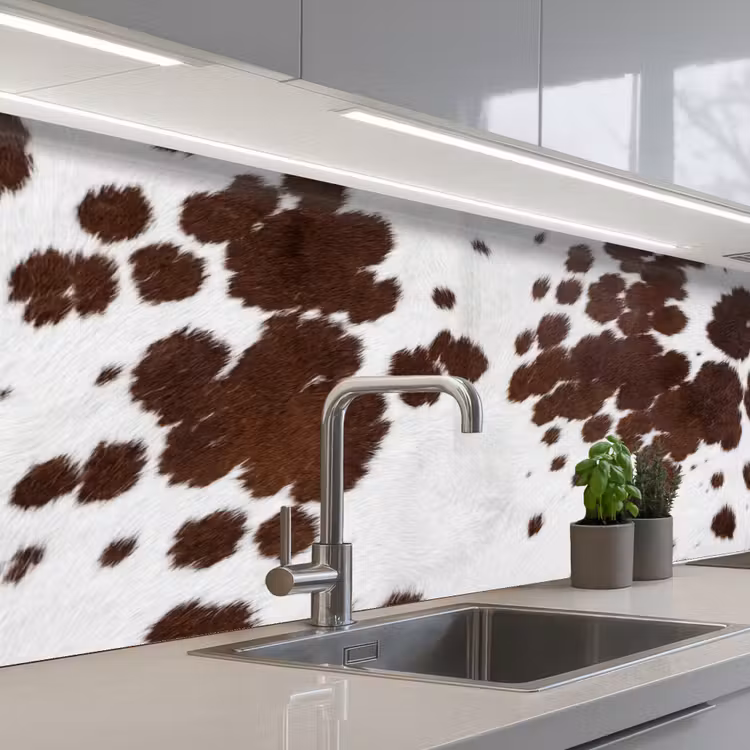 Schienale cucina - Pelle bovina - Classica - Marrone — 2