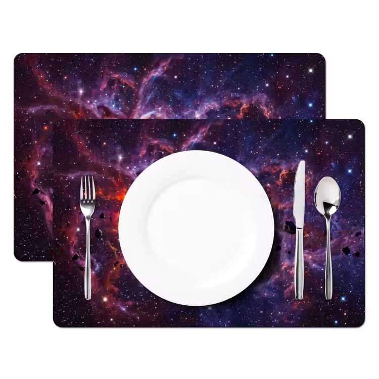 Tovaglietta – 6 pezzi - Spazio - Stelle - Astratto - Colorato — 2