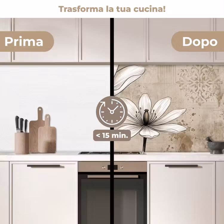 Schienale cucina - Moderno - Design - Bianco — 3