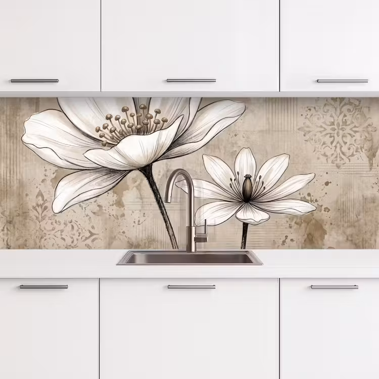 Schienale cucina - Moderno - Design - Bianco — 4