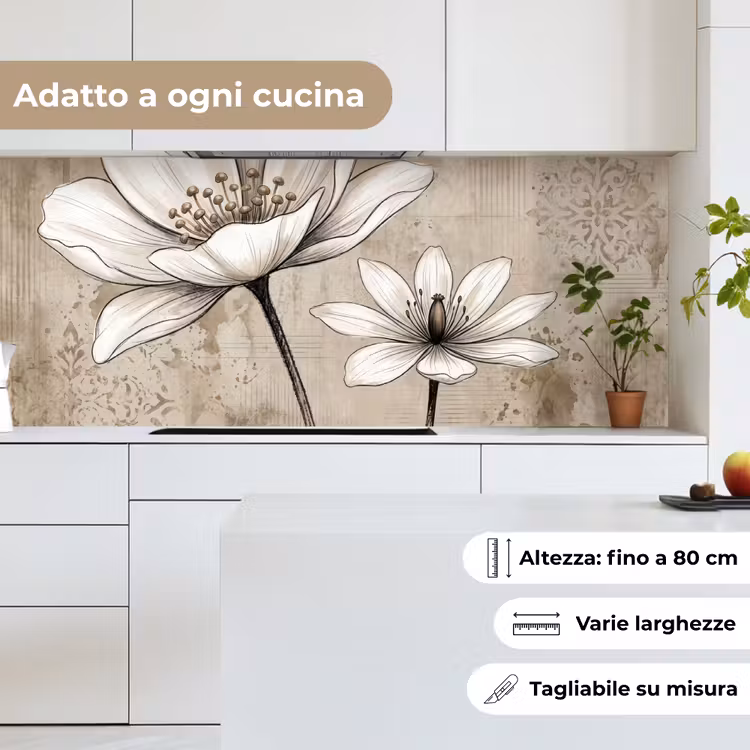 Schienale cucina - Moderno - Design - Bianco — 7