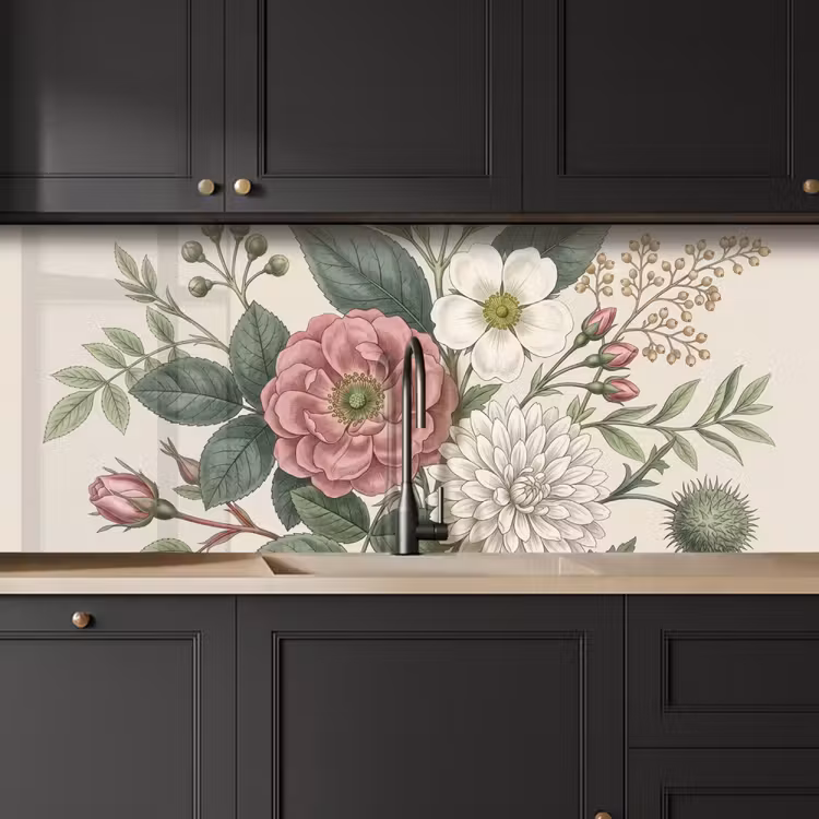 Schienale cucina - Romantico - Design - Colorato — 6