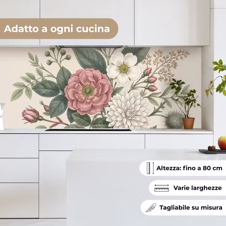 Schienale cucina - Romantico - Design - Colorato — 7