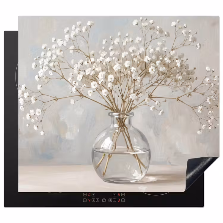 Protezione piano induzione - Vaso - Gesso - Bianco — 1