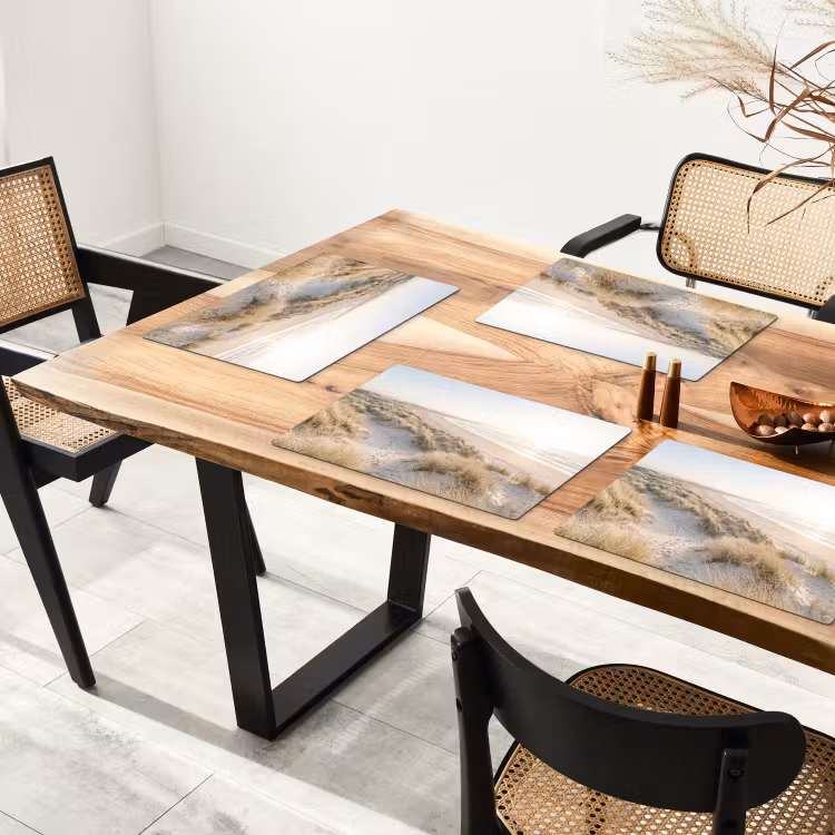 Tovaglietta – 6 pezzi - Dune - Spiaggia - Beige — 4