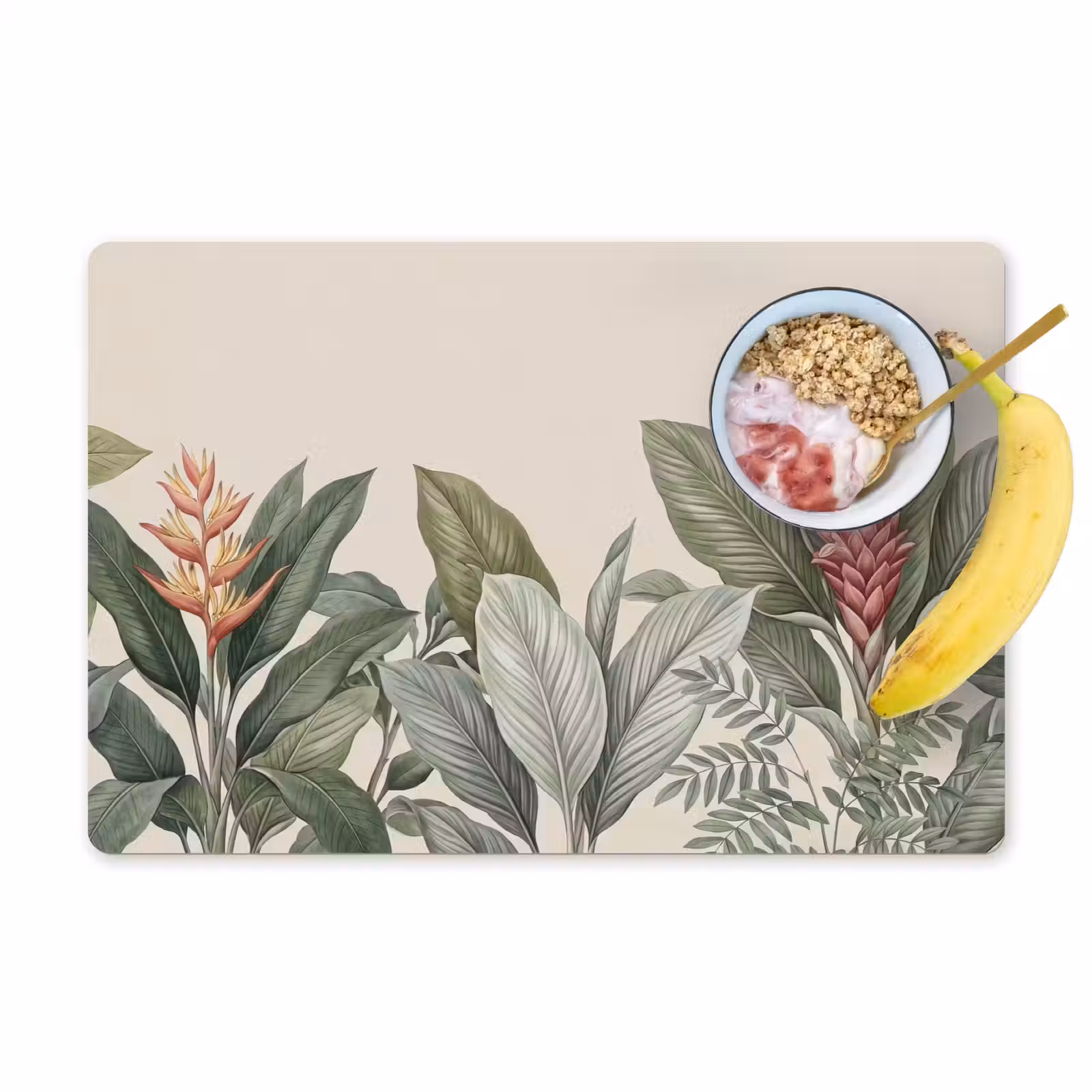 Tovaglietta – 6 pezzi - Tropicale - Piante - Moderno - Verde — 1