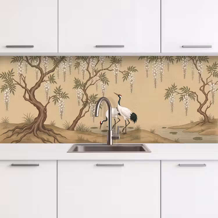 Schienale cucina - Gru - Acqua - Beige — 4