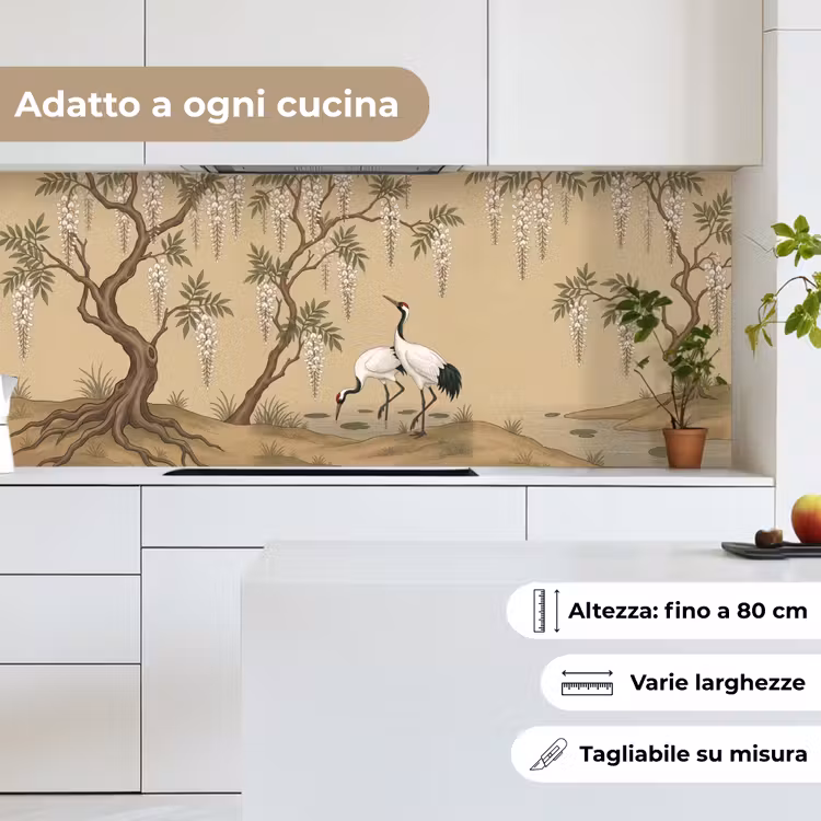 Schienale cucina - Gru - Acqua - Beige — 7