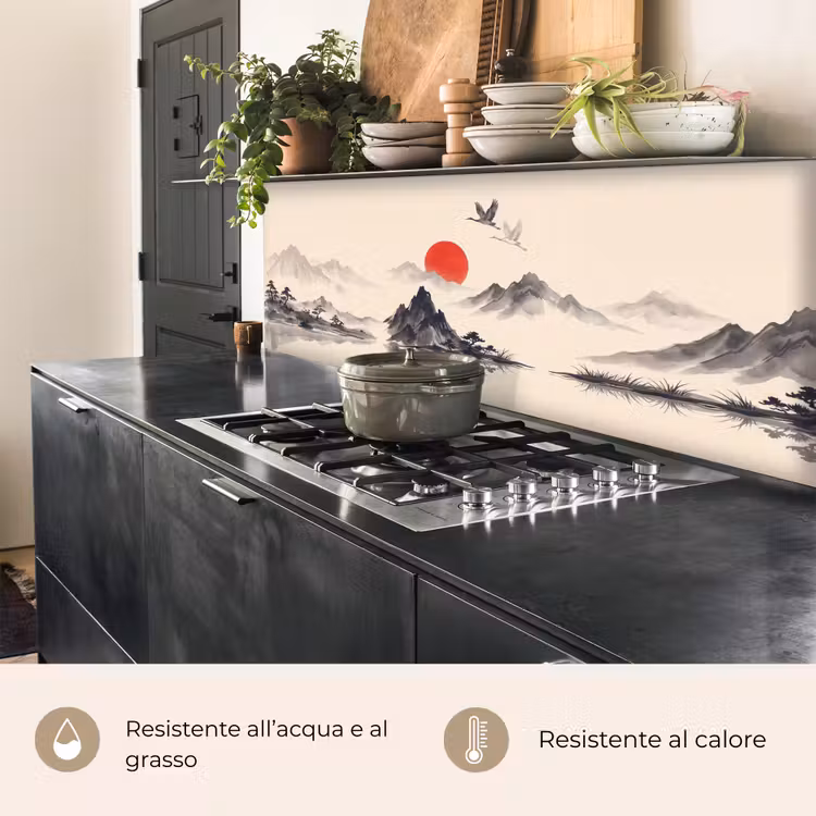 Schienale cucina - Orientale - Gru - Paesaggio — 5