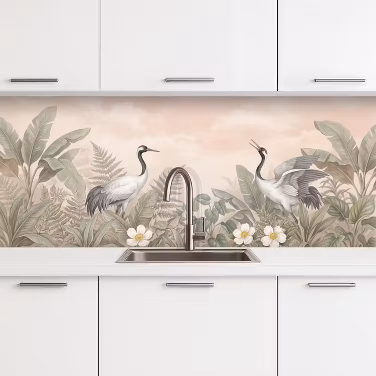 Schienale cucina - Gru - Natura - Rosa — 4