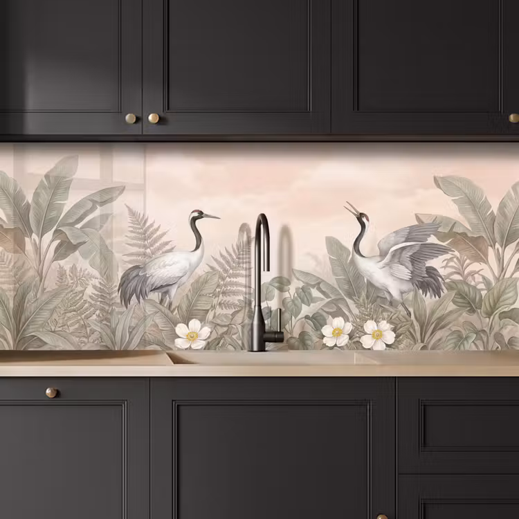 Schienale cucina - Gru - Natura - Rosa — 6