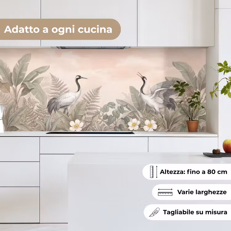 Schienale cucina - Gru - Natura - Rosa — 7