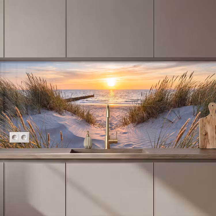 Schienale cucina - Spiaggia - Tramonto - Natura - Paesaggio — 1