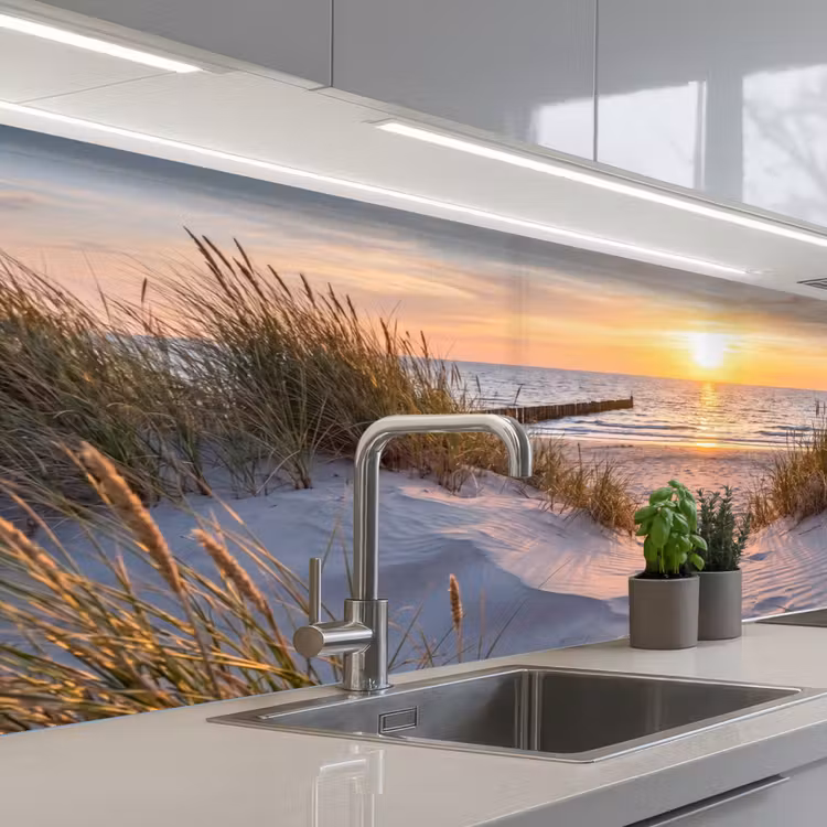 Schienale cucina - Spiaggia - Tramonto - Natura - Paesaggio — 2