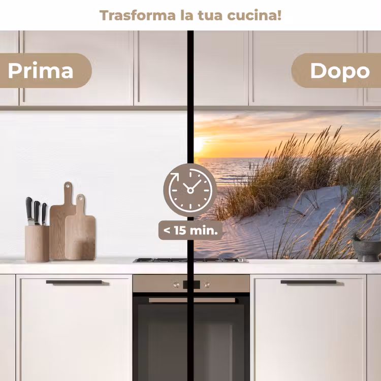 Schienale cucina - Spiaggia - Tramonto - Natura - Paesaggio — 3