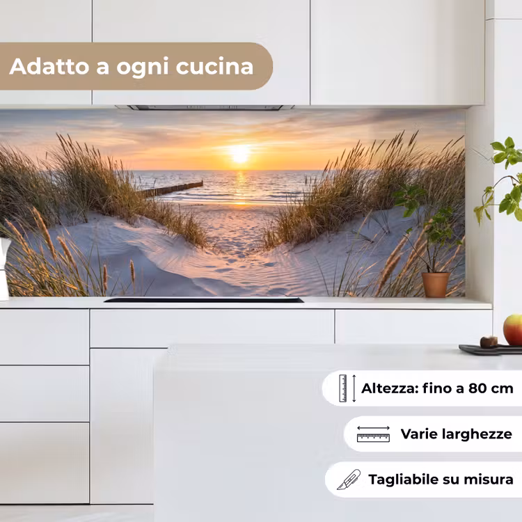 Schienale cucina - Spiaggia - Tramonto - Natura - Paesaggio — 7