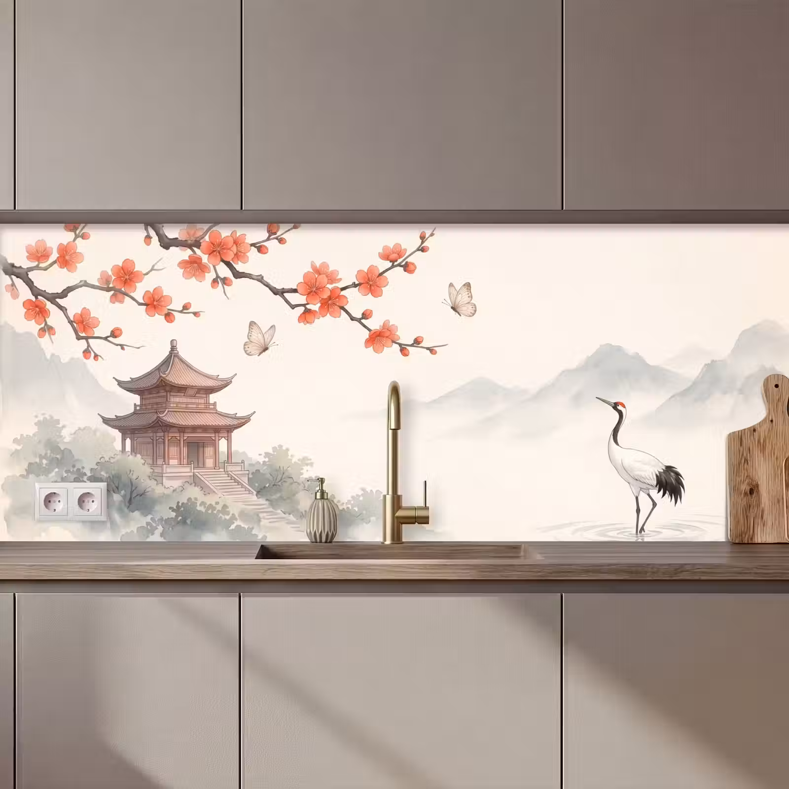 Schienale cucina - Gru - Asia - Classico — 1