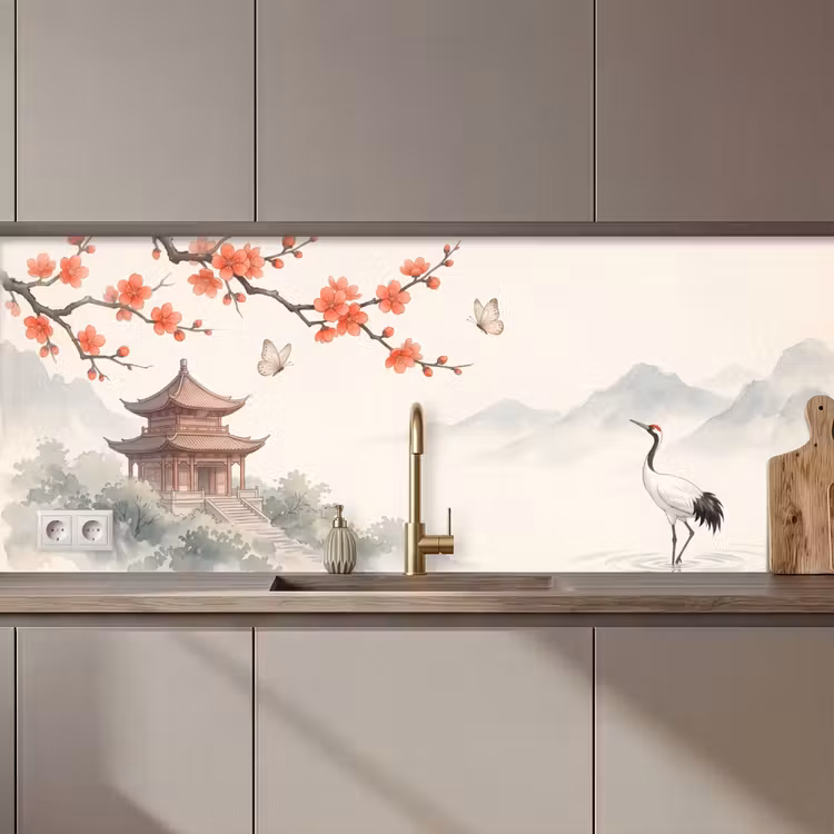 Schienale cucina - Gru - Asia - Classico — 1