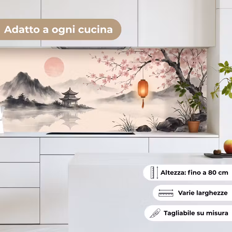 Schienale cucina - Sole - Giapponese - Tradizionale — 7