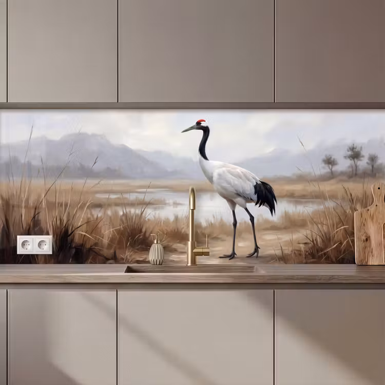 Schienale cucina - Gru - Natura - Realistico — 1