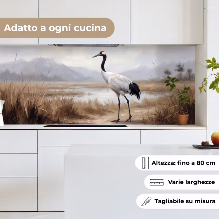 Schienale cucina - Gru - Natura - Realistico — 7
