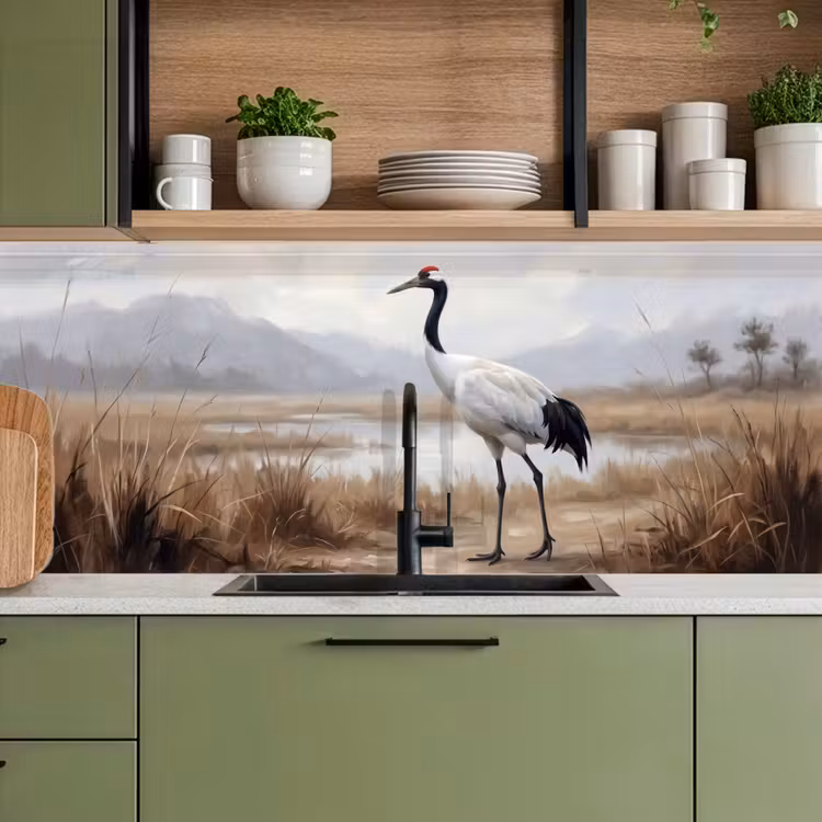 Schienale cucina - Gru - Natura - Realistico — 8