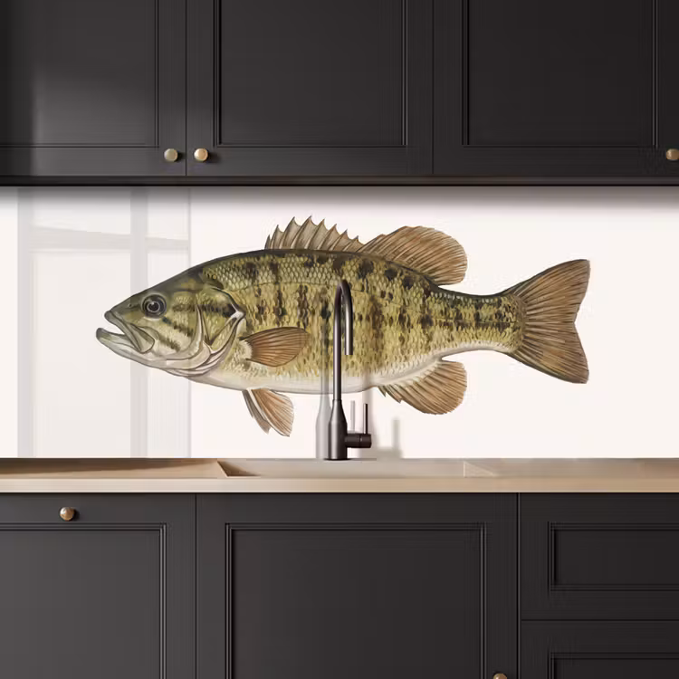 Schienale cucina - Pesce - Natura - Vintage — 6