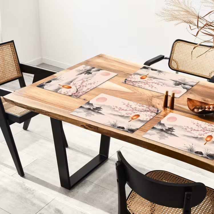 Tovaglietta – 6 pezzi - Sole - Giapponese - Tradizionale — 4