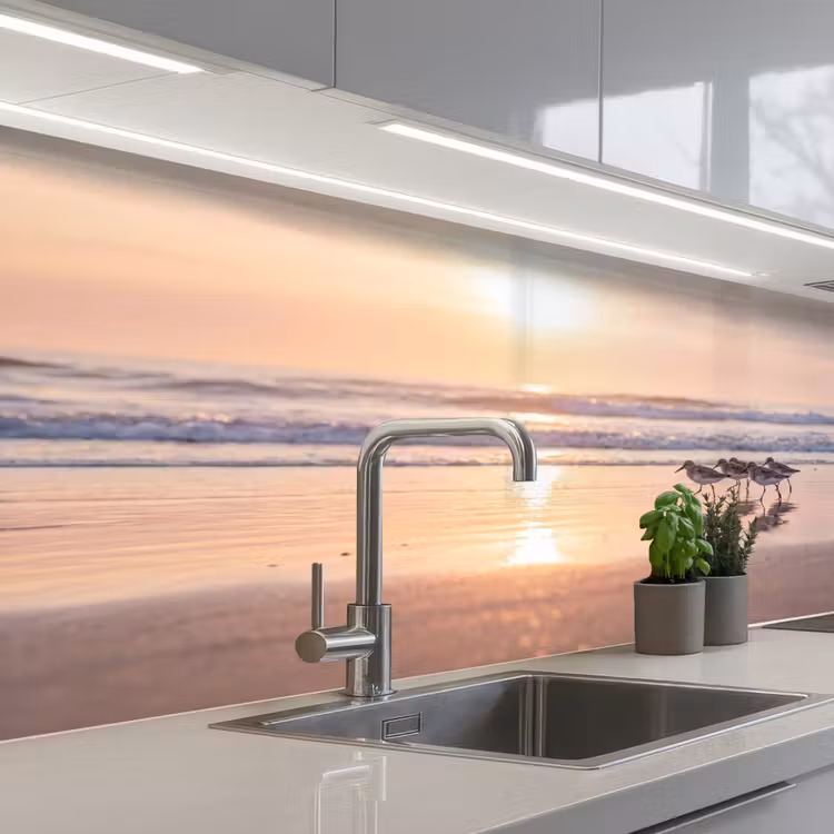 Schienale cucina - Mare - Uccelli - Spiaggia — 2