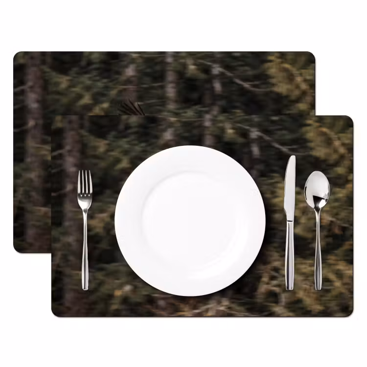 Tovaglietta – 6 pezzi - Aquila calva - Volo - Foresta - Natura — 2