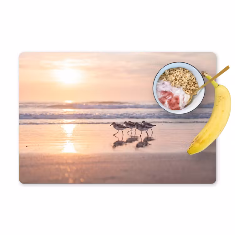 Tovaglietta – 6 pezzi - Mare - Uccelli - Spiaggia — 1